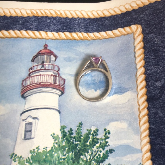 Platinum and Diamond wedding ring setting semi-mount - Picture 16 of 16